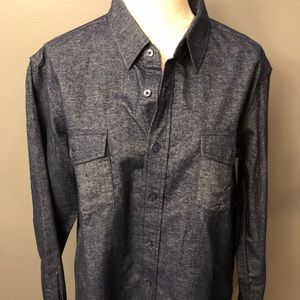 Coastal Eclipse Flannel, blue, long sleeve